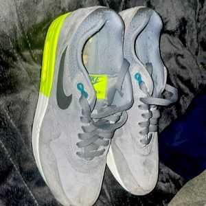 Neon green air maxis